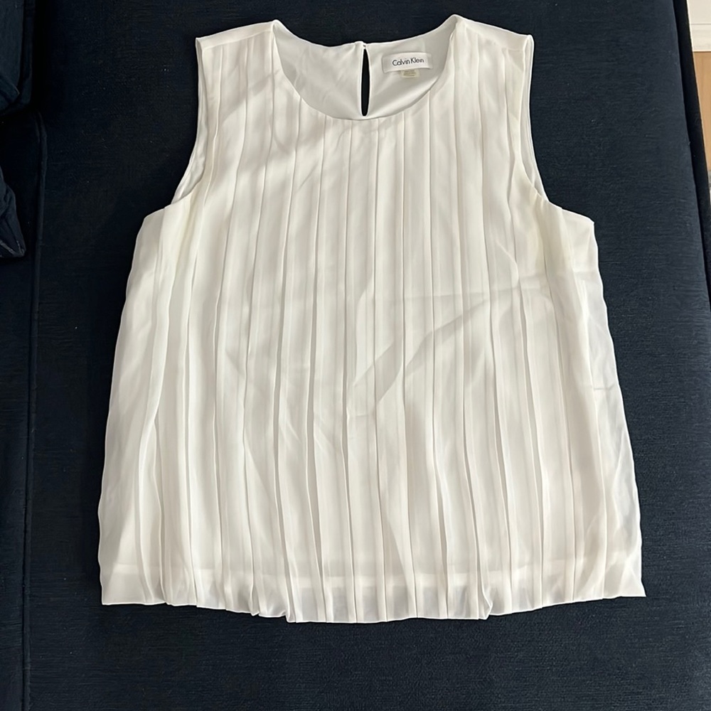 Calvin Klein white blouse